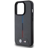 Etui BMW M Quilted Tricolor MagSafe na iPhone 15 Pro - szare