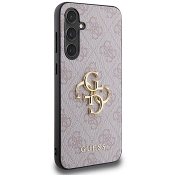 Etui Guess 4G Big Metal Logo na Samsung Galaxy S23 FE - różowe
