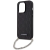 Etui Karl Lagerfeld Saffiano Monogram Chain na iPhone 14 Pro Max - czarne