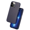 Dux Ducis Naples etui do iPhone 13 Pro Max skórzany pokrowiec (kompatybilny z MagSafe) niebieski