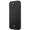 Etui Mercedes Leather Stars Pattern na iPhone 13 mini - czarne