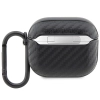 Etui BMW Carbon Double Metal Logo na AirPods 3 gen - czarne