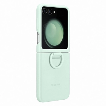 Etui silikonowe z uchwytem do Samsung Galaxy Z Flip 5 - miętowe