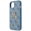 Etui Guess 4G Big Metal Logo na iPhone 13 mini - niebieskie
