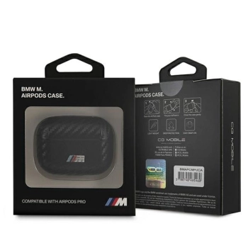 Etui BMW PU Carbon M Collection na AirPods Pro - czarne