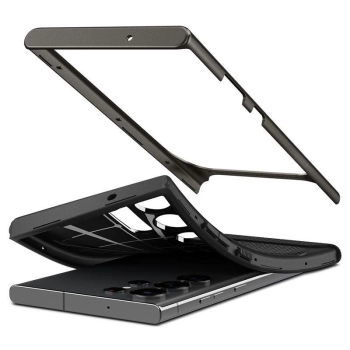 Etui Spigen Neo Hybrid na Samsung Galaxy S23 Ultra - metaliczny szary