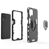 Ring Armor pancerne hybrydowe etui pokrowiec + magnetyczny uchwyt Samsung Galaxy A22 4G czarny