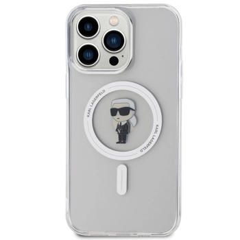 Etui Karl Lagerfeld IML Ikonik MagSafe na iPhone 15 Pro Max - przezroczyste