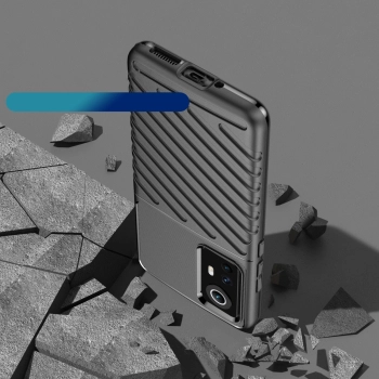 Thunder Case elastyczne pancerne etui pokrowiec Xiaomi 12/12X czarny