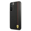 Etui Ferrari On Track Carbon Stripe na Samsung Galaxy S22+ - czarne