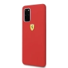 Etui Ferrari Silicone na Samsung Galaxy S20+ - czerwone
