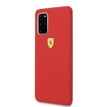 Etui Ferrari Silicone na Samsung Galaxy S20+ - czerwone