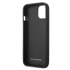 Etui Mercedes Leather Perforated Area na iPhone 13 mini - granatowe