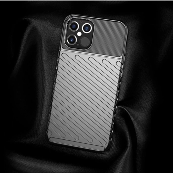 Thunder Case elastyczne pancerne etui pokrowiec iPhone 12 Pro Max niebieski