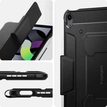 Etui Spigen Rugged Armor Pro na iPad Air 4 2020 / 5 2022 - czarne