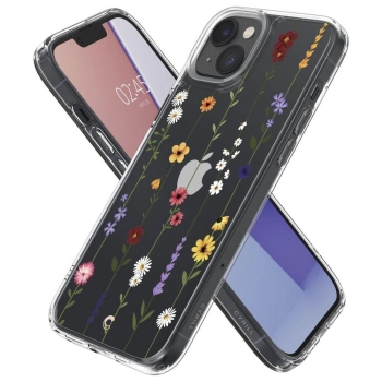 Etui Spigen Cyrill Cecile na iPhone 14 Plus - przezroczyste w kwiaty