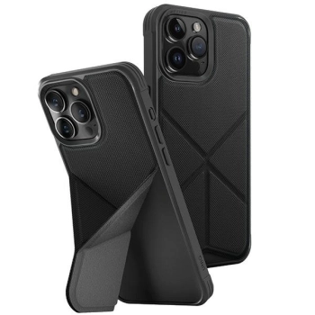 Etui UNIQ Transforma Magclick Charging do iPhone 15 Pro Max - czarne