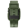 Kingxbar CYF537 2w1 pancerne etui Apple Watch SE, 9, 8, 7, 6, 5, 4, 3, 2, 1 (45, 44, 42 mm) z paskiem zielone