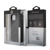 Etui Mercedes Bow Line na iPhone 12 mini - czarne