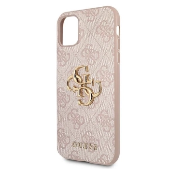 Etui Guess 4G Big Metal Logo na iPhone 11 Pro - różowe