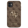 Etui Guess 4G Big Metal Logo na iPhone 11 / Xr - brązowe