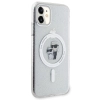Etui Karl Lagerfeld Karl&Choupette Glitter MagSafe na iPhone 11 / Xr - przezroczyste