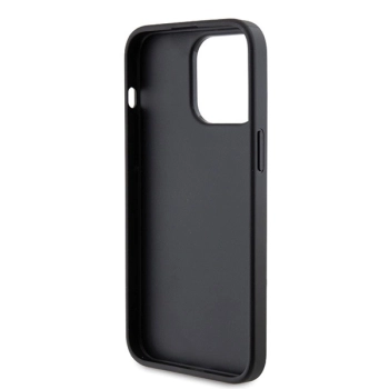 Etui Karl Lagerfeld Saffiano Cardslot KC Metal Pin do iPhone 15 Pro Max - czarne
