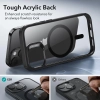 Etui ESR Classic Hybrid Halolock MagSafe na iPhone 15 Plus - przezroczysto-czarne