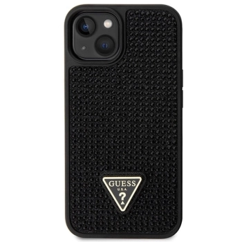 Etui Guess Rhinestone Triangle na iPhone 14 - czarne