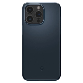 Etui Spigen Thin Fit na iPhone 15 Pro - granatowe