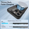 Etui ESR Classic Kickstand Halolock z MagSafe na iPhone 15 Pro - przezroczysto-czarne