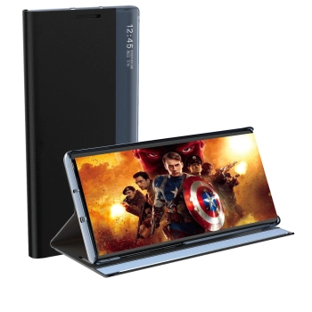 New Sleep Case etui do Xiaomi Redmi Note 12 5G / Poco X5 5G pokrowiec z klapką podstawka niebieskie