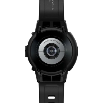 Etui z paskiem Spigen Rugged Armor Pro na Samsung Galaxy Watch 4 Classic 46 mm - czarny mat