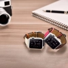 iCarer pasek opaska bransoleta do Apple Watch 49mm / 45mm / 44mm / 42mm brązowo-różowy (RIW120-PC)