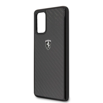 Etui Ferrari Carbon Heritage na Samsung Galaxy S20+ - czarne