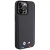 Etui BMW Leather Stamp Tricolor do iPhone 15 Pro Max - czarne