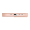 Etui UNIQ Lino Hue Magclick Charging na iPhone 14 Plus - różowe