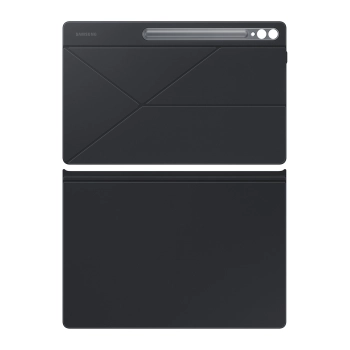 Etui z klapką i podstawką do Samsung Galaxy Tab S9 Ultra Smart Book Cover - białe