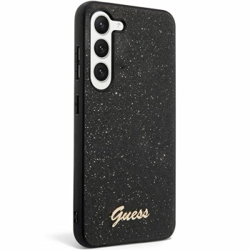 Etui Guess Glitter Script na Samsung Galaxy S24 - czarne