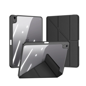 Dux Ducis Magi etui do iPad Air (5. generacji) / (4. generacji) pokrowiec smart cover z podstawką i schowkiem na Apple Pencil czarny