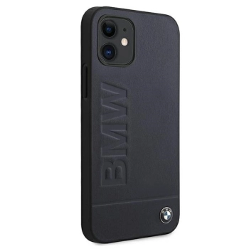 Etui BMW Signature Logo Imprint na iPhone 12 mini - granatowe