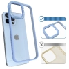 Kingxbar Sparkle Series etui iPhone 13 Pro Max z kryształami obudowa pokrowiec na tył plecki niebieski