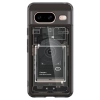 Etui Spigen Ultra Hybrid na Google Pixel 8 - ciemnoszare (wzór Zero One)