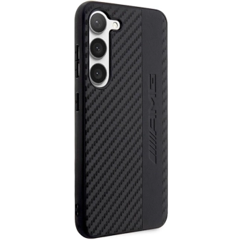 Etui AMG Carbon Stripe&Embossed na Samsung Galaxy S23+ - czarne