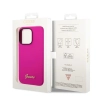 Etui Guess Silicone Vintage Gold Logo na iPhone 14 Pro - fuksjowe