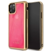 Etui Guess Glow in the Dark Sand Matte na iPhone 11 Pro - różowe