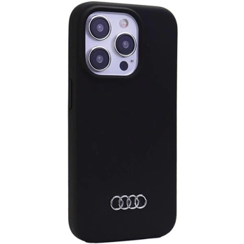 Etui Audi Silicone Case do iPhone 15 Pro - czarne