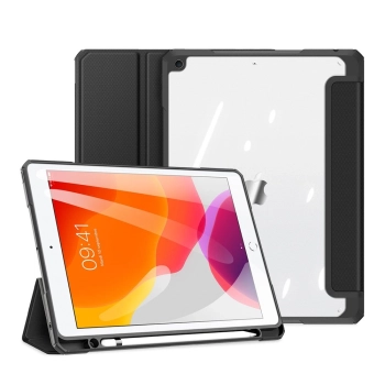 Dux Ducis Toby pancerne etui z klapką Smart Case do iPad 10.2'' 2021 / iPad 10.2'' 2020 / iPad 10.2'' 2019 z uchwytem na Apple Pencil czarny