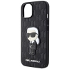 Etui Karl Lagerfeld Saffiano Monogram Ikonik na iPhone 14 - czarny