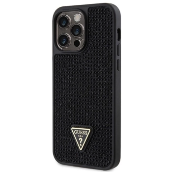 Etui Guess Rhinestone Triangle na iPhone 14 Pro Max - czarne